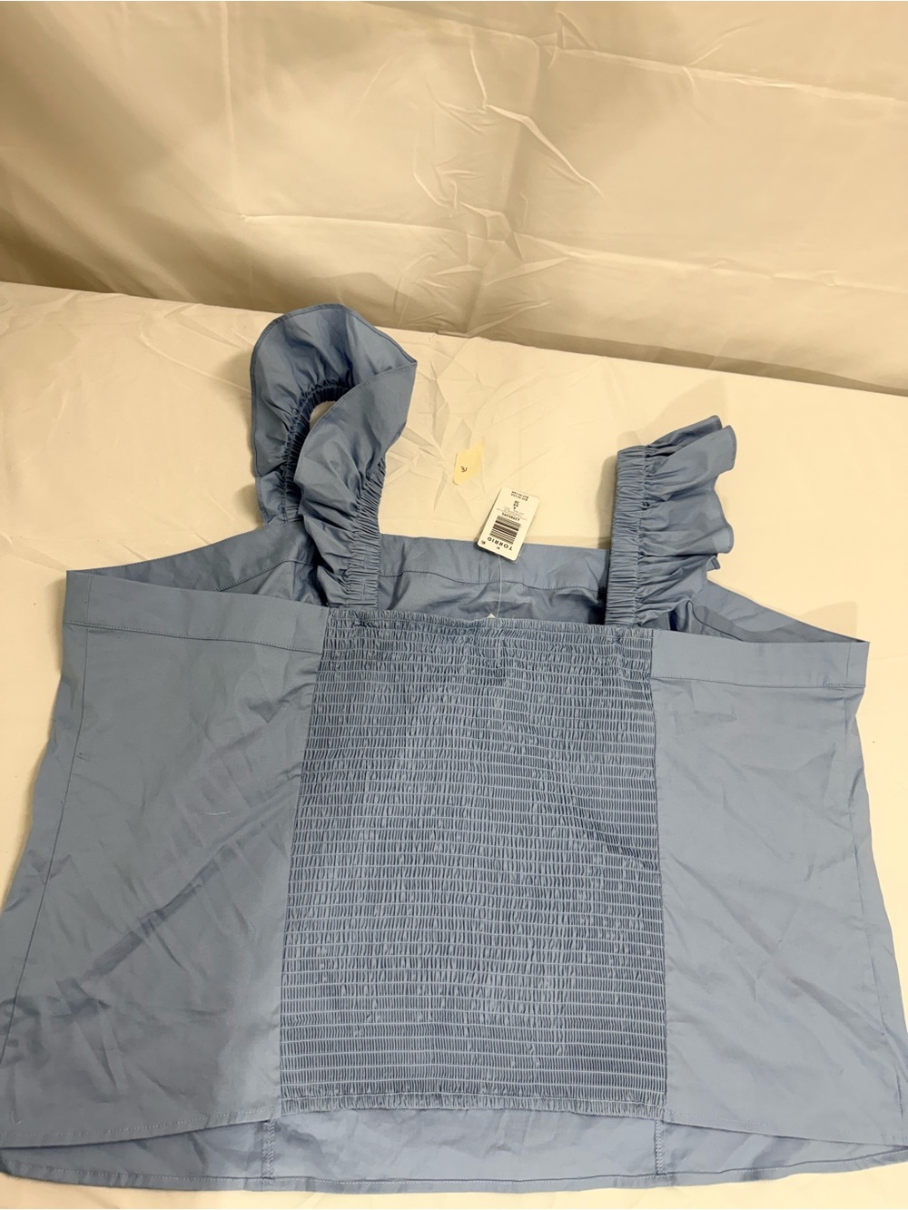 torrid Light Blue Ruffle Strap Chemise Top - Picture 2 of 3